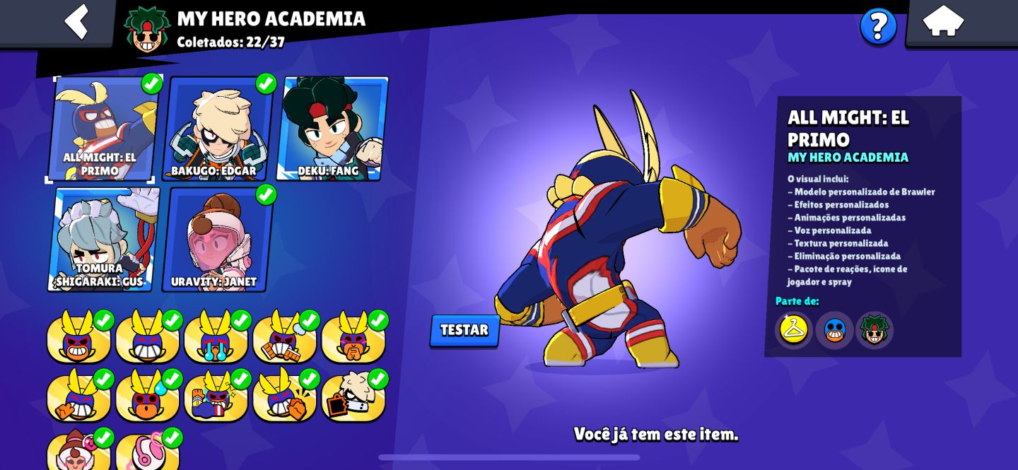 Conta de Brawl rara de 2019(Jessie dragão)