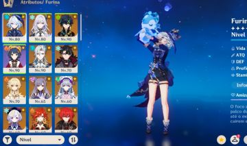 Conta de Genshin, Furina, Skirk, Mizuki e outros T5 Servidor Ásia