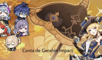 Navia c1, Flins, Nilou, Mizuki, Keqing, Jean + 4 Armas T5 incluindo Veredito