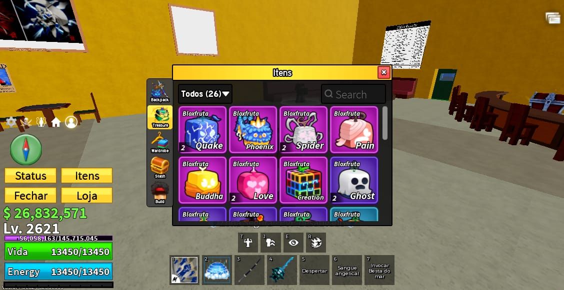 CONTA ATIVA DESDE 2022 COM VOLLEIBOY LEGENDS, BLOX FRUITS ETC...