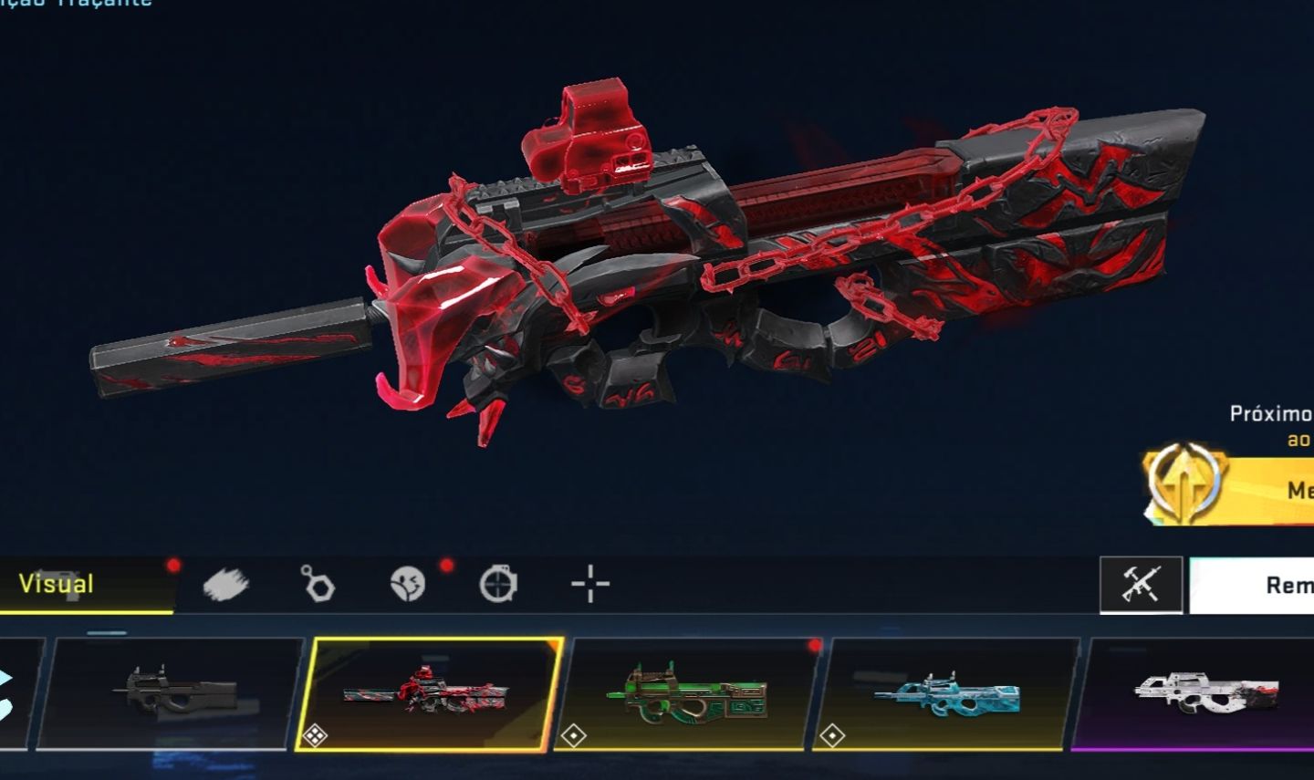 Conta Com Skin RARA P90