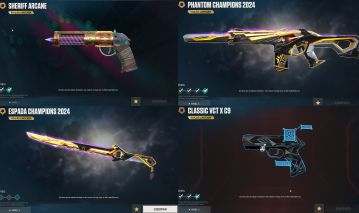 CONTA COM SHERIFF ARCANE, PACOTE CHAMPIONS 2024, CLASSIC VCT 24 E 3000 GASTOS.
