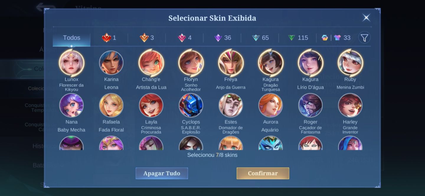 Conta mobile legends main mid