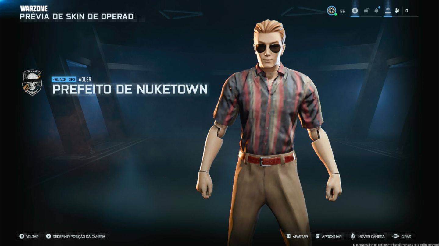 Conta Muito Rara Nuke Warzone + Carmesim + Singularity + Nuke MP
