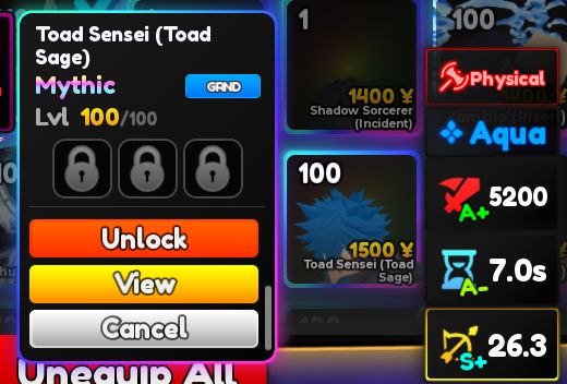 (PROMOÇÃO HOMURA FULL SSS) UNIDADES ANIME ADVENTURES, MELHOR PREÇO