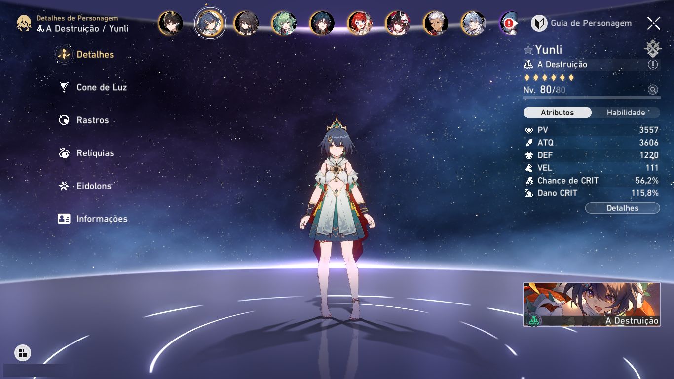 CONTA HSR TL 70 - YaoE1S1 + Cerydra E1S1 + Sparxie/Loba S1 + Pearl