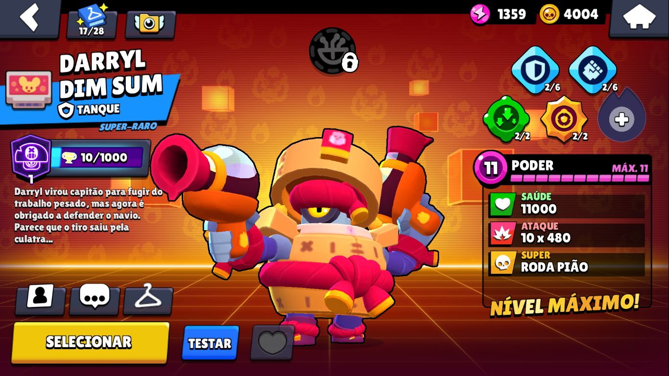BRAWL STARS CONTA 2020, Mestre + Prestígio 3 + Skins Raras