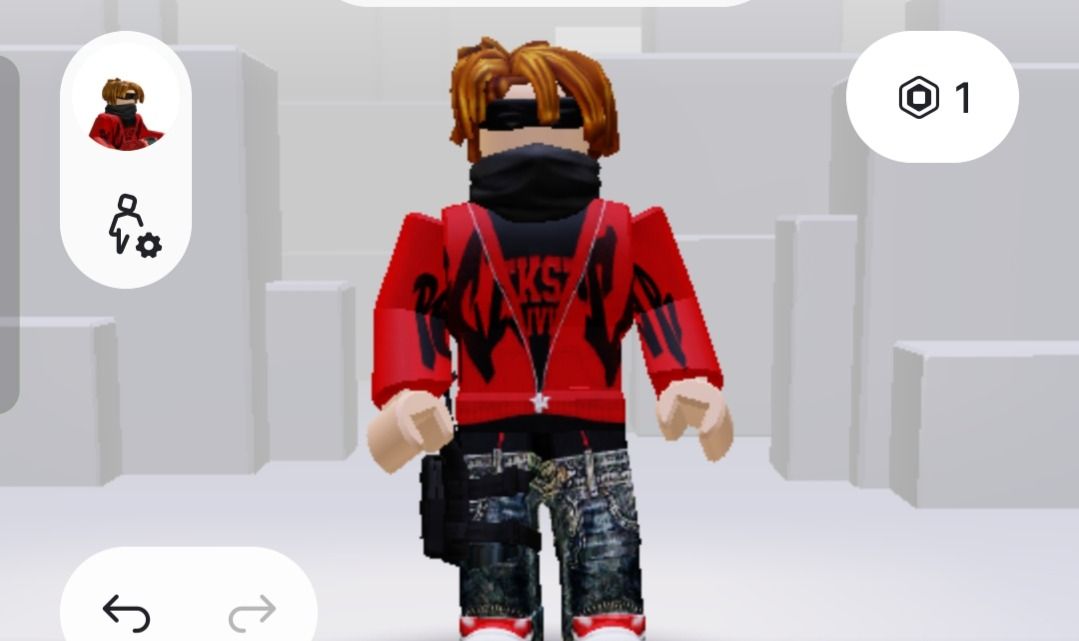 Conta de Roblox toda upada