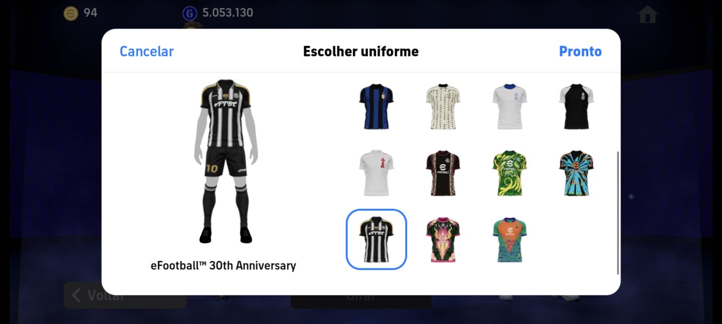 Conta de efootball