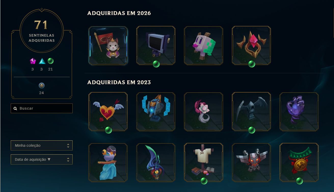 Venda de conta de LOL acc de 2013, (+Muitos recursos (Tft )