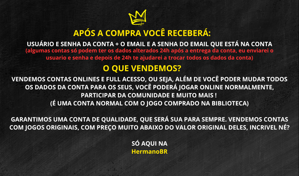 Contas Steam Online Full Acesso COM O JOGO QUE VC QUISER - MELHOR PREÇO DO SITE!