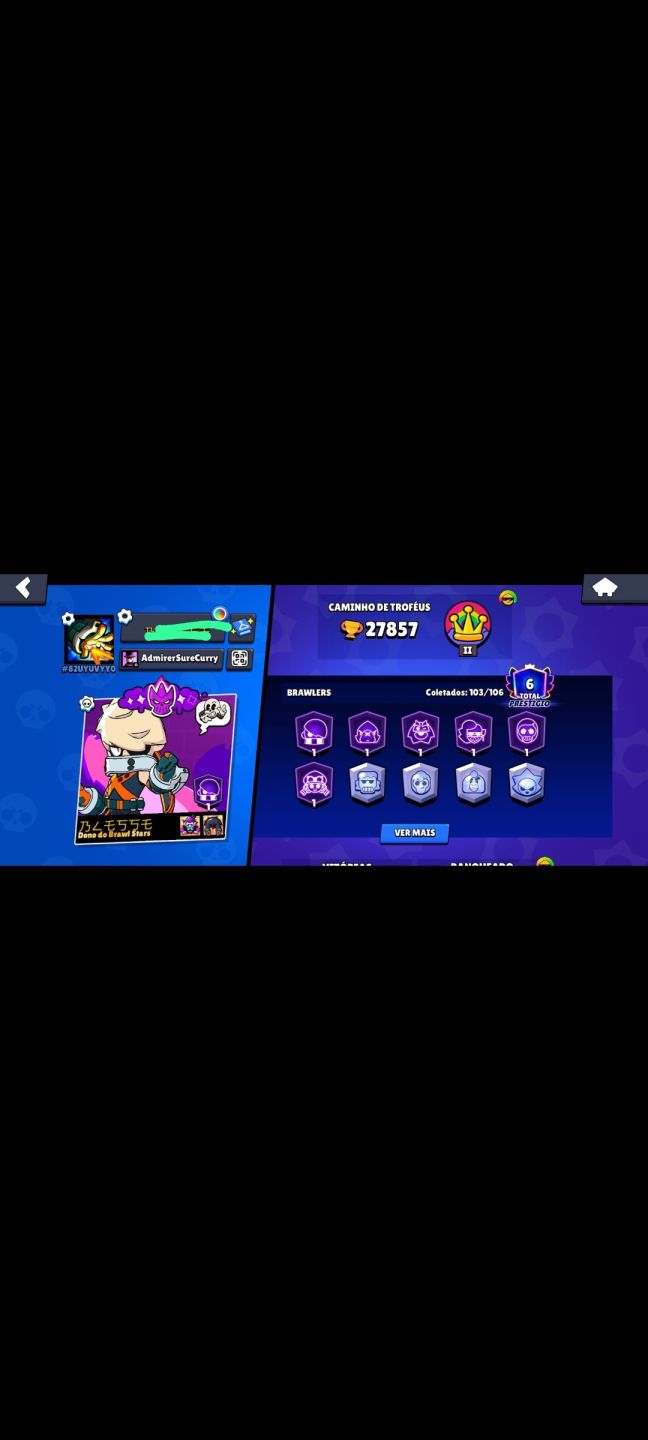Brawl stars CONTA 9/10, +5 passe comprados, skin edgar rara