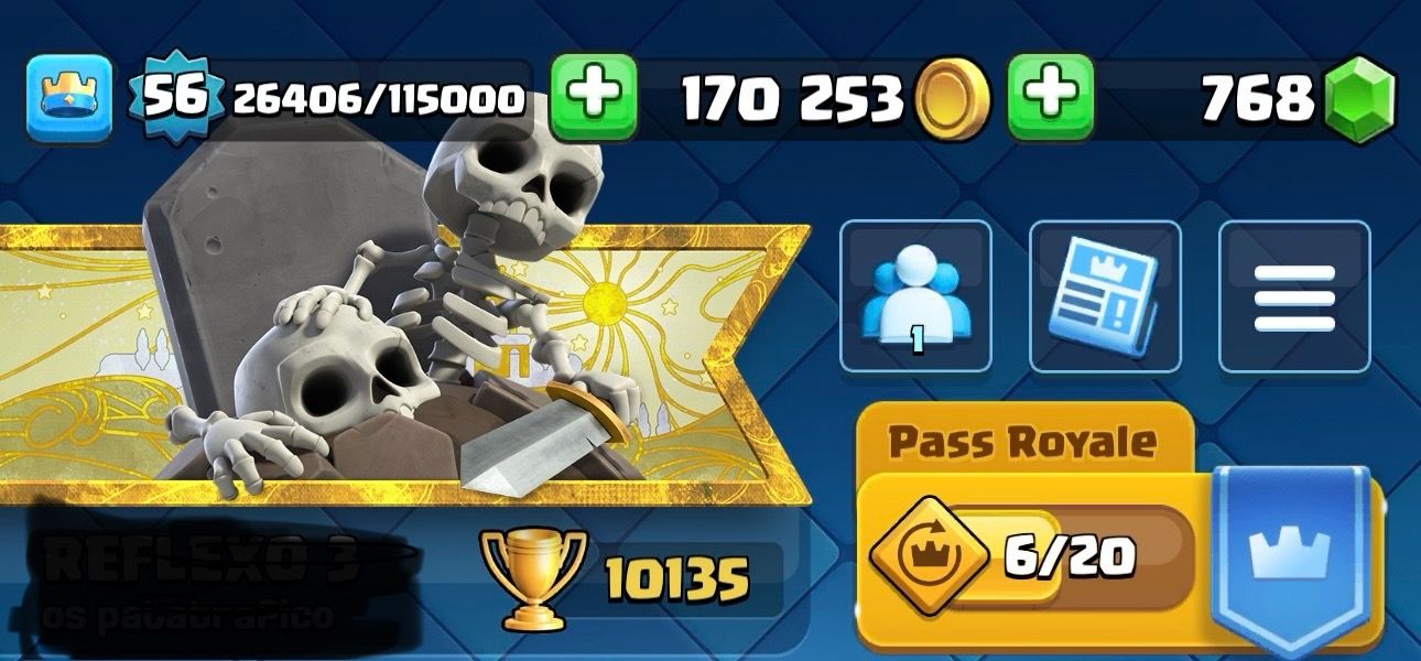 Conta Clash Royale level (56) 4 anos