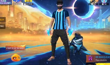 CONTA FREE FIRE VETERANA E BEM COMPLETA