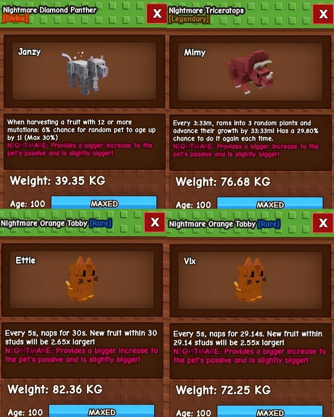 Grow A Garden| Pets TITANIC e HUGE Raros! Barato, Promoção!!!