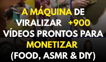 [ENTREGA AUTOMÁTICA] +900 VÍDEOS VIRAIS PREMIUM FOOD | ASMR | DIY | HACKS