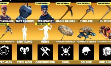 Conta Epic Games com Fortnite Salve o Mundo Fundador, 400 V-Bucks e Jogos Bônus