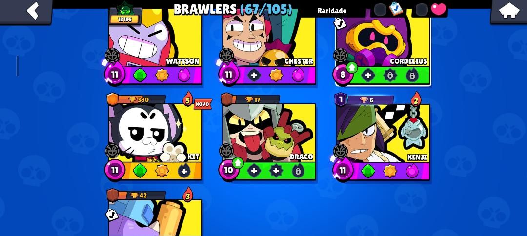 CONTA DE BRAWL STARS(PREÇO NEGOCIAVEL)