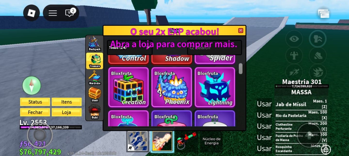 COMBO ROBLOX: 2 Contas Full Acesso (Lvl 2552/2553) CDK, TTI, Scythe e Muito Mais