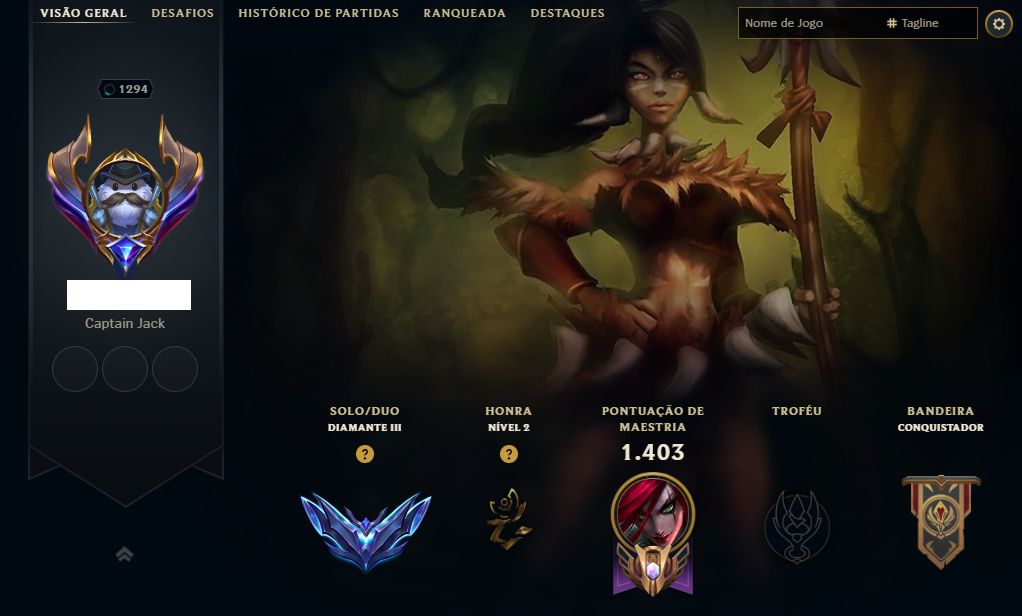 Lol Ex-desafiante 2025 | Mestre | 1653 Skins + Pax Sivir