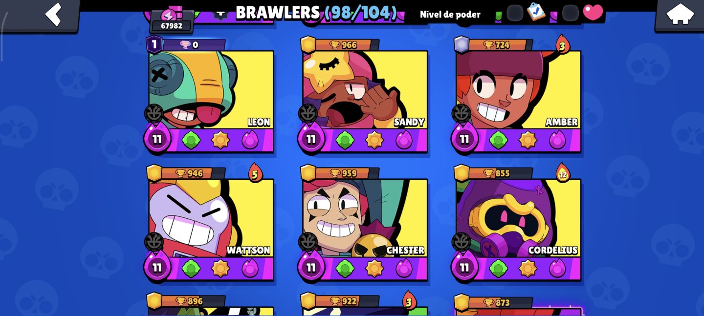 CONTA COM 69K DE TROFÉUS,MUITA SKIN RARA, E LENDARIA,47 com Hiper carga.