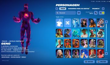 CONTA DE FORTNITE 7 anos / FULL ACESSO