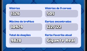 CONTA CLASH ROYALE RECENTE CRIADA