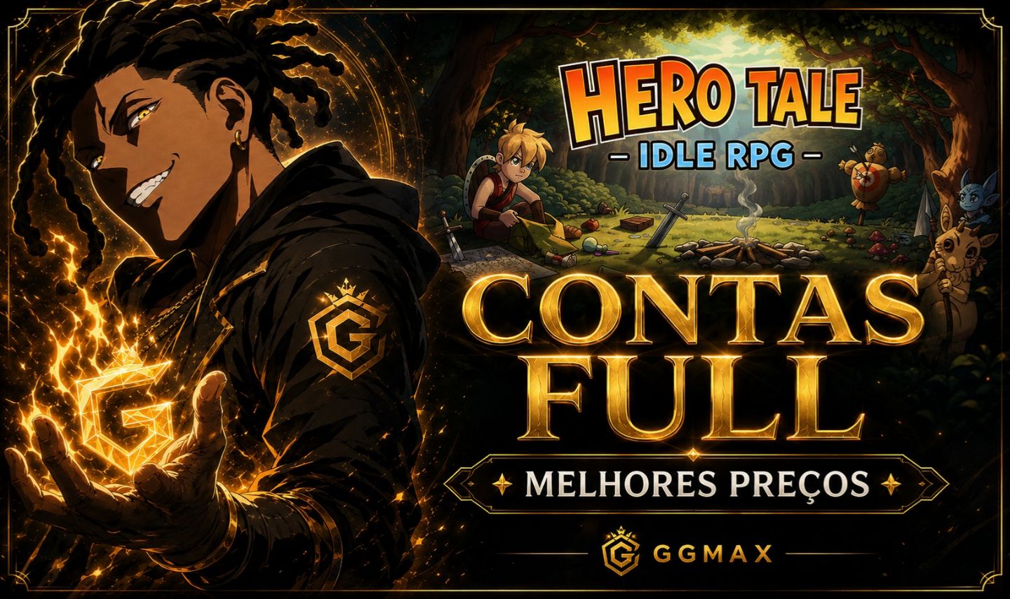 HERO TALE - IDLE RPG | CONTAS FULL | TOP VENDAS
