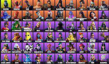 CONTA FORTNITE FA 83 SKINS | LARA CROFT| TONY STARK | MISTICA | SULTURA