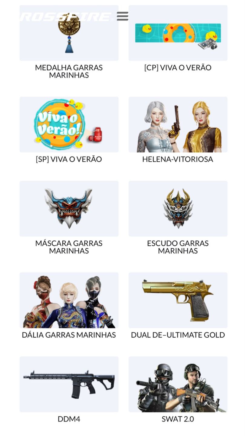 CONTA COM BARRET NEBULA VARIANTE VIP,DALIA E HELENA VITORIOSA,E ITENS GARRAS M