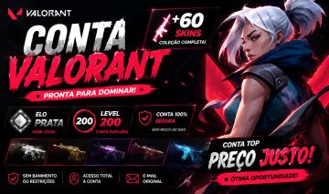 CONTA VALORANT (VARIAS SKINS) SKIN VANDAL CHAMPIONS 2025