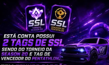CONTAS ROCKET LEAGUE COM TAGS DE TORNEIO SSL