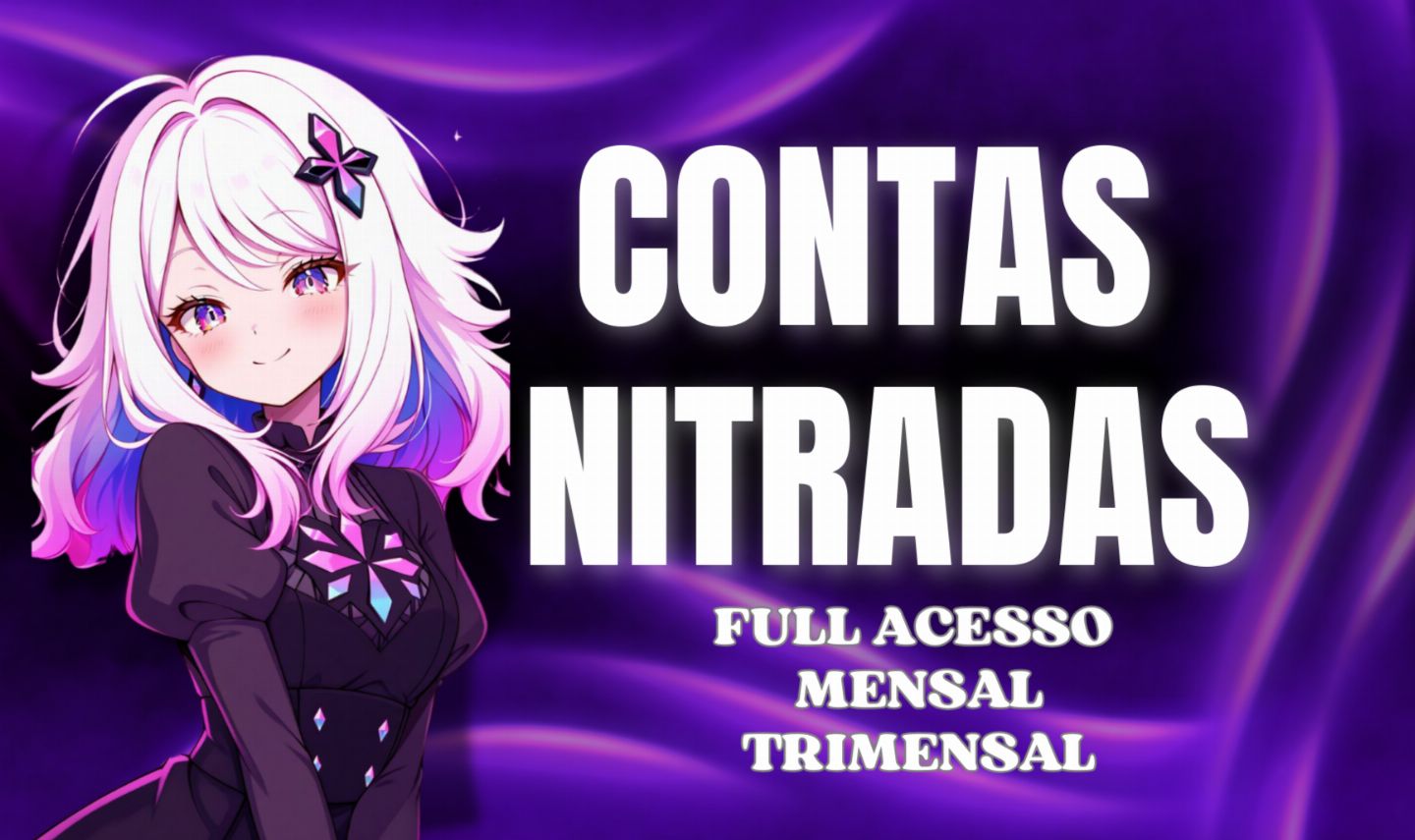 DISCORD CONTA NITRADA com 3 MESES DE NITRO [MELHOR QUALIDADE]