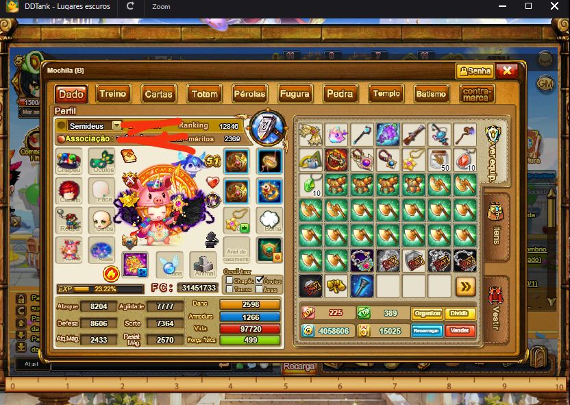 CONTA DDT 337 LVL 51 30KK DE FC