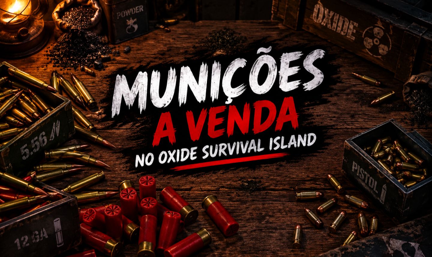 Munições para combate no Oxide Survival Island