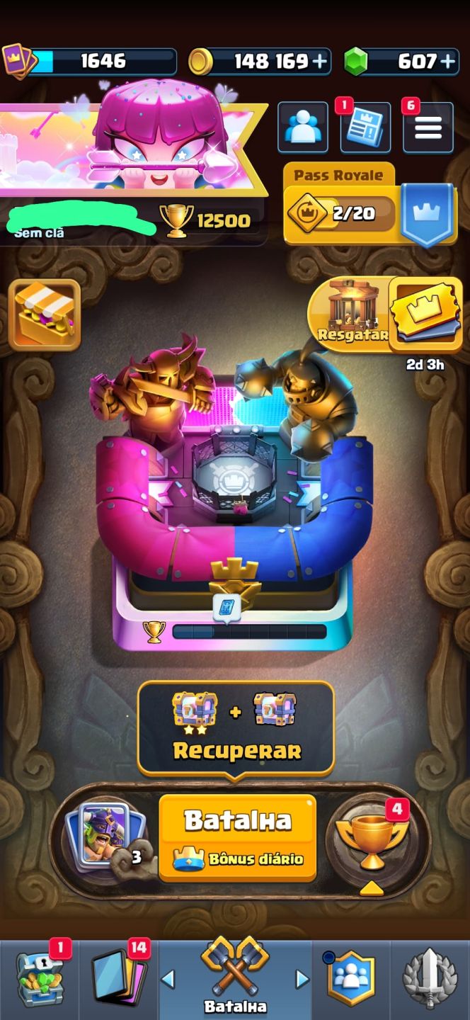 (PRA HOJE) CONTA DE BRAWL STARS FULL UPADA 93K JUNTO COM CONTA DO CLASH ROYALE