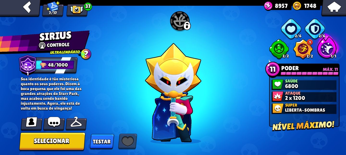 Conta de Clash Royale e Brawl Stars, 2 em 1