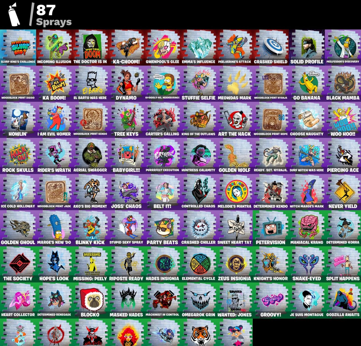 Conta Fortnite 64 SKINS/MARY JANE/SPIDER-MAN NO WAY/GOKY BLACK/SPIDER-MAN ZERO