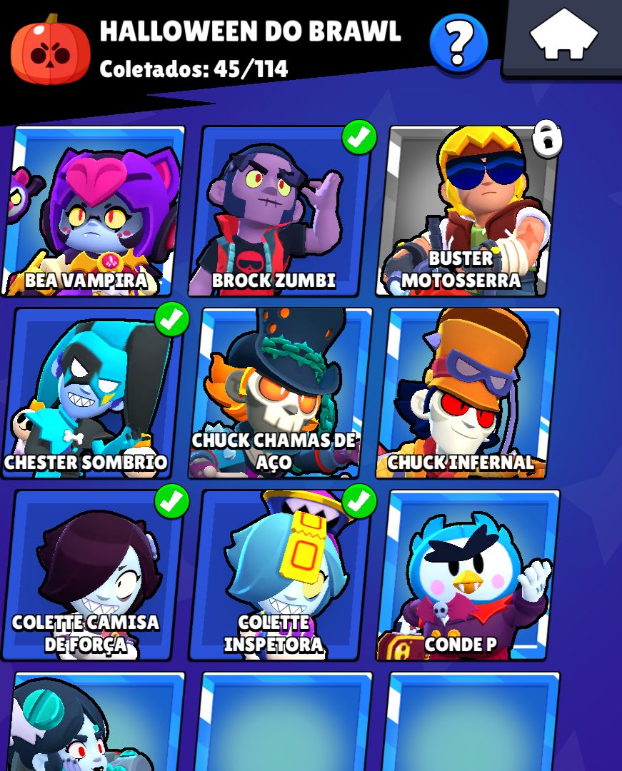 Conta brawl stars gemada e rara!!!