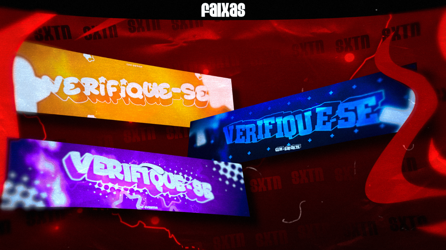 DESIGNER PARA DISCORD (FAIXAS, BANNERS, ÍCONES, BARRINHAS)