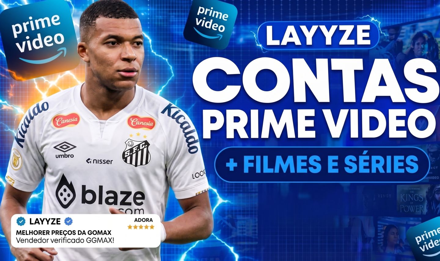 AMAZON PRIME VIDEO + MUSIC + APPLE (CONTA SÓ SUA) SEU EMAIL | ENTREGA IMEDIATA