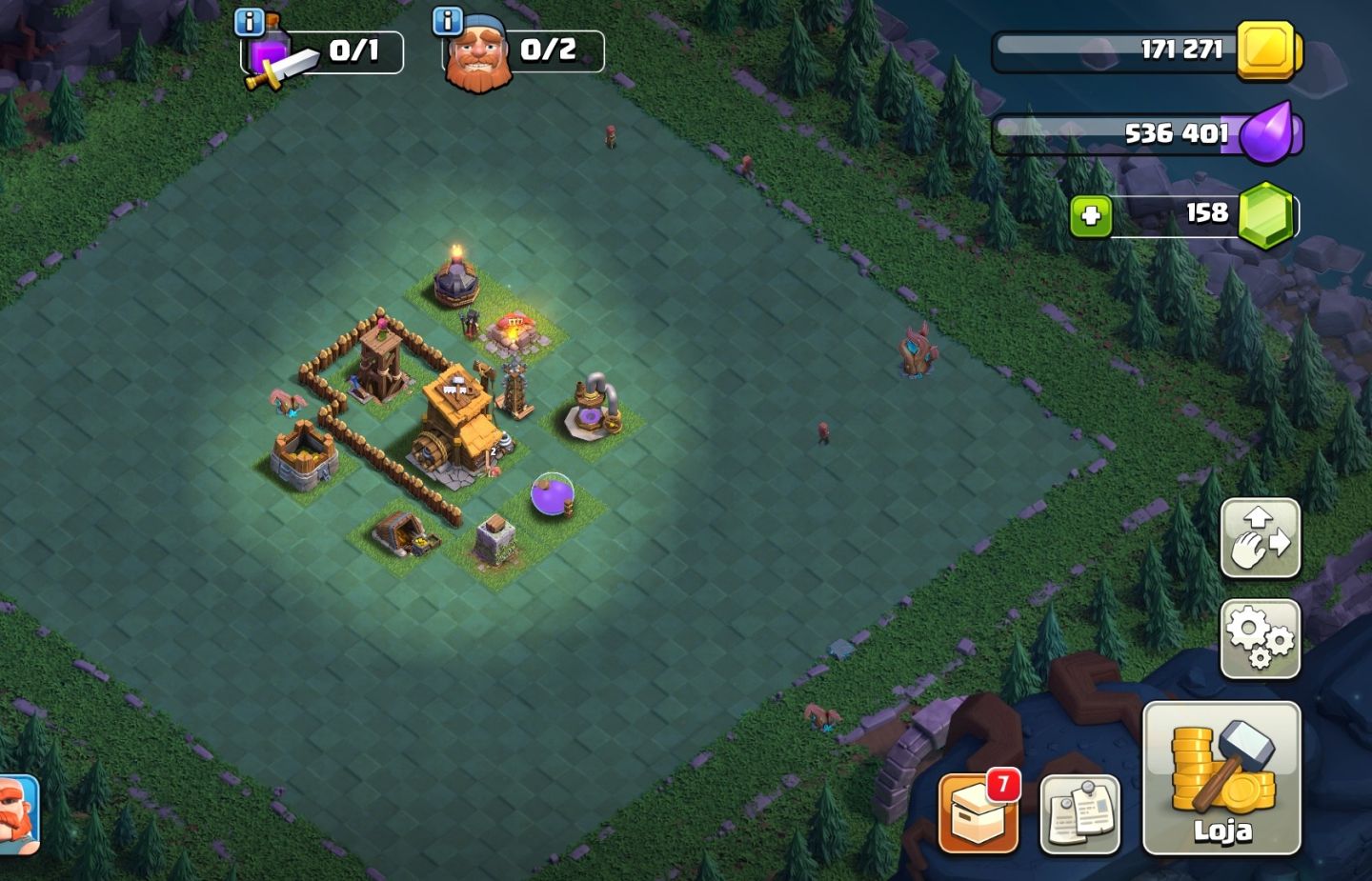MELHOR OFERTA 3 EM 1 CONTA BRAWL STARS, CLASH ROYALE E CLASH OF CLANS AVANÇADO
