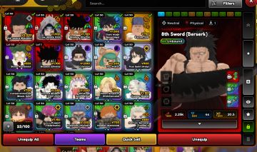 Conta Anime expeditions, Todos personagens do jog evo lvl 50