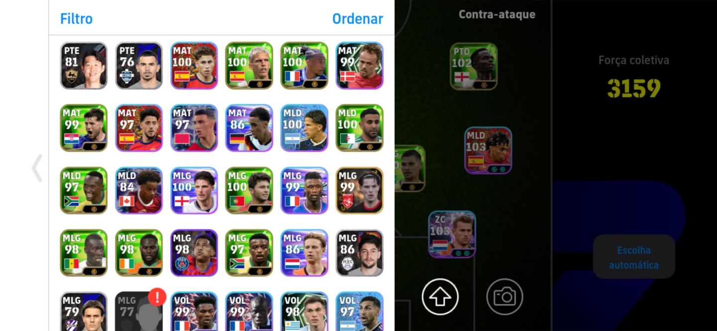 CONTA EFOOTBALL 2027 | PECK DA FRANÇA + DE LIGT 103 !!