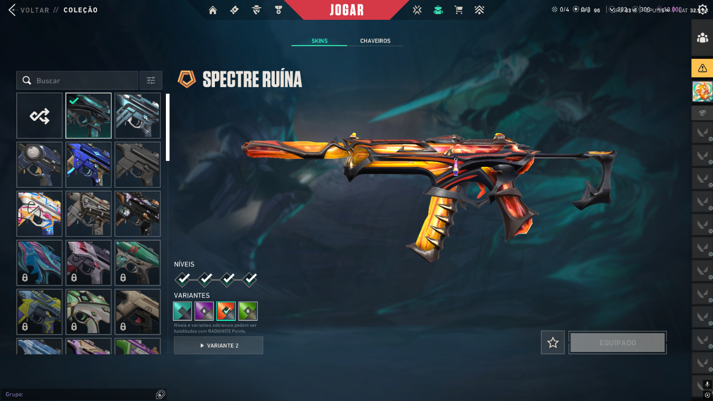 CONTA DE VALORANT +DE R$2800 GASTOS EX D1