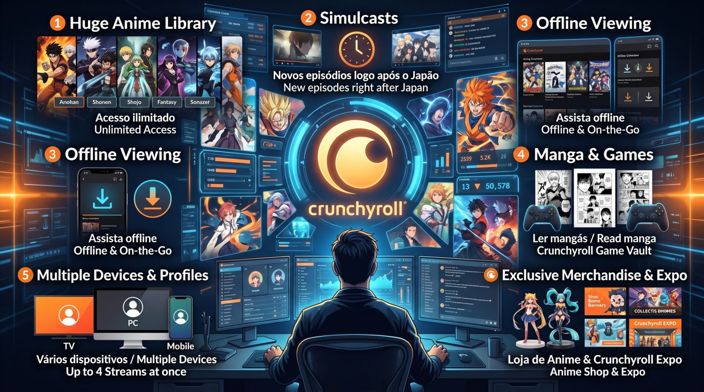 Crunchyroll Premium 30 dias