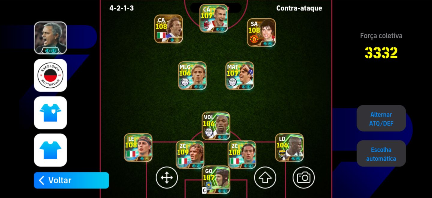 Conta efootball 3332 de força