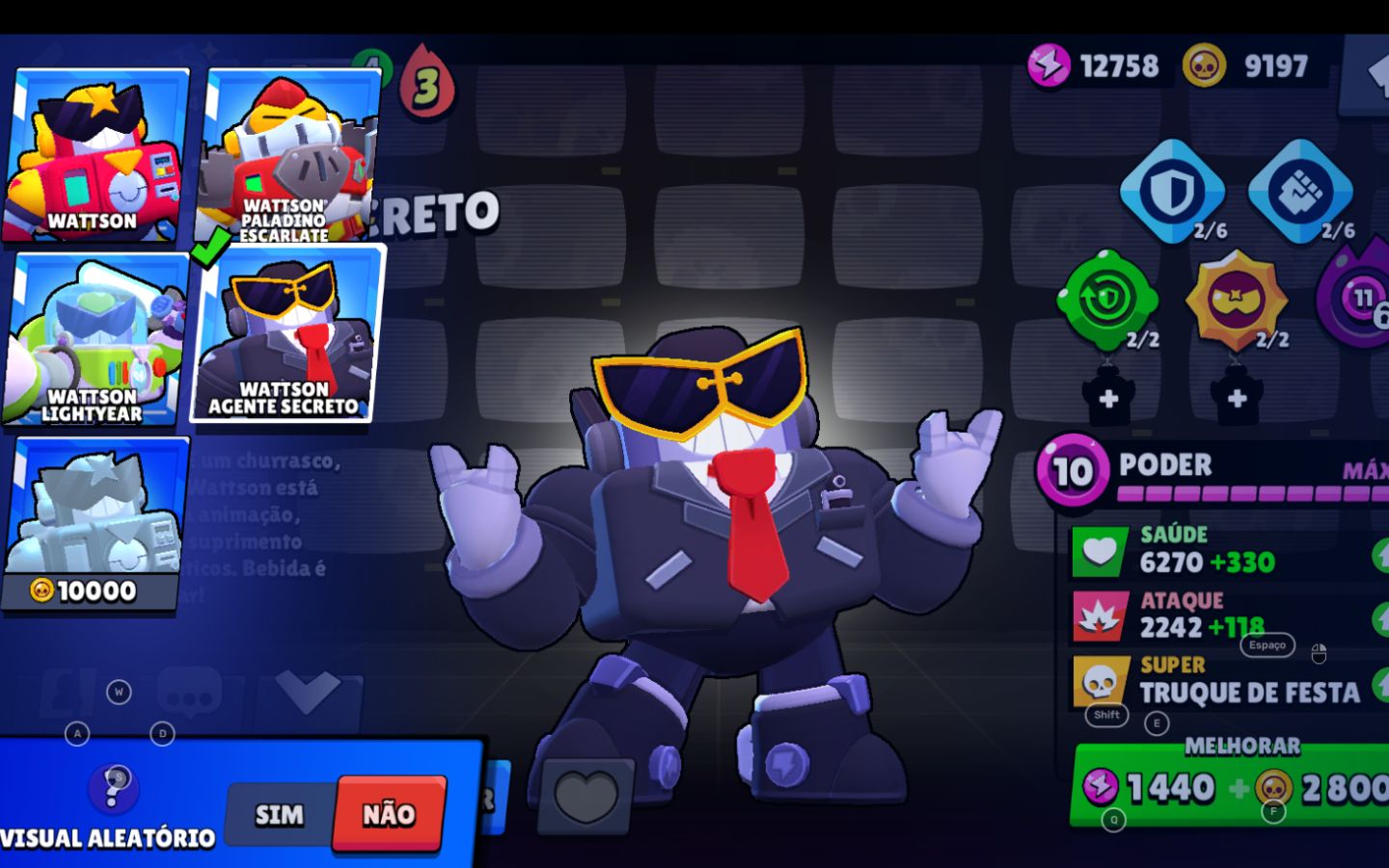 Conta Brawl Stars Com varios lendarios e skins exclusivas do kenji e de passes
