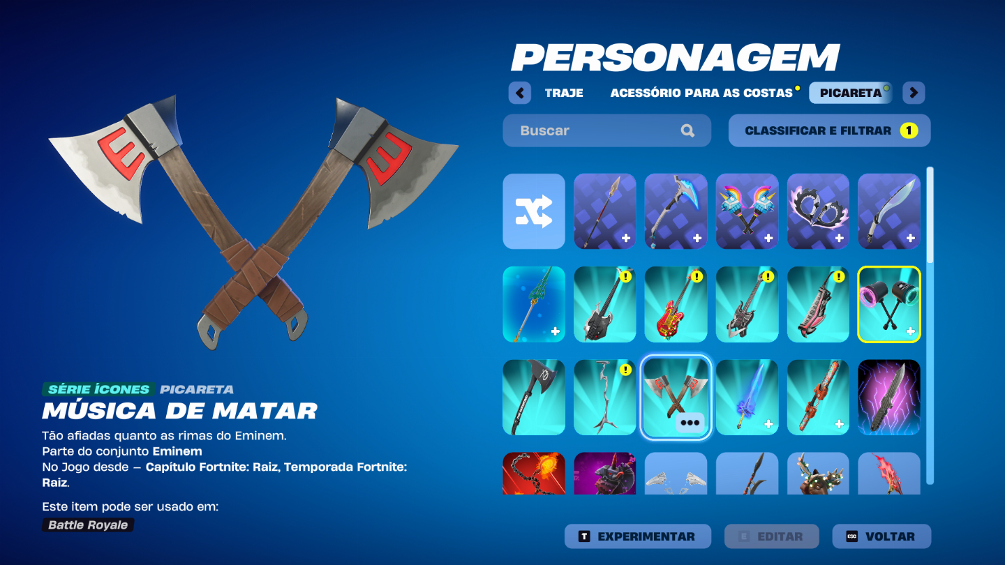 CONTA FORTNITE(FULL ACESSO) +70 SKINS, +70 PICARETAS E MUITO MAIS