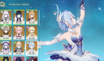 Sandrone c2 + bis, Odette, skirk c4 + bis, escofier c1 + bis, linnea + bis e +
